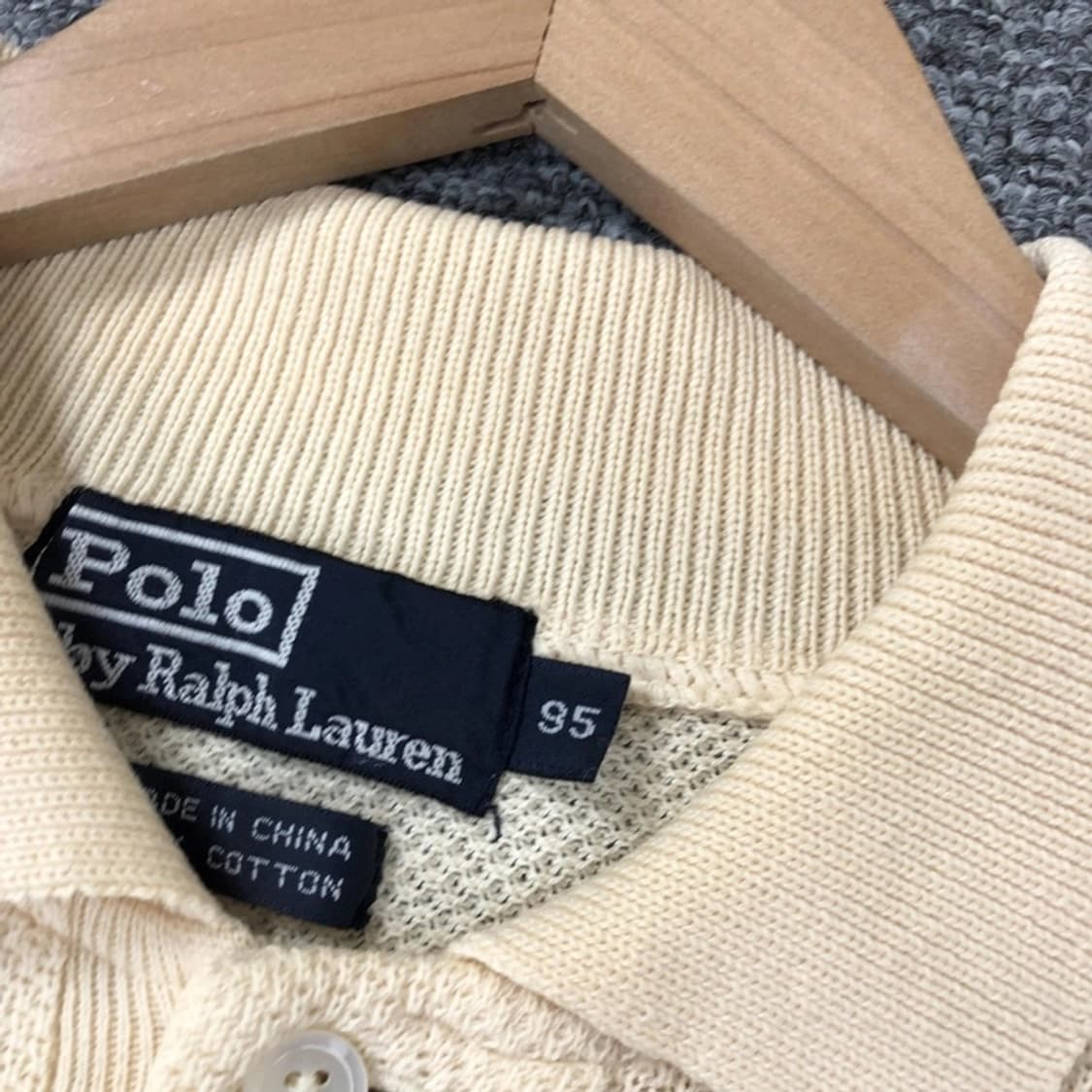 폴로 정품 니트pk 오트밀 코튼 상품이미지5
