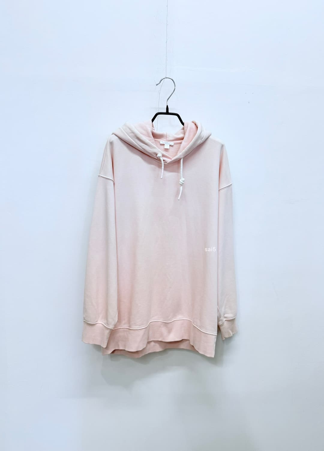 COS 연핑크색 후드티   상품이미지1