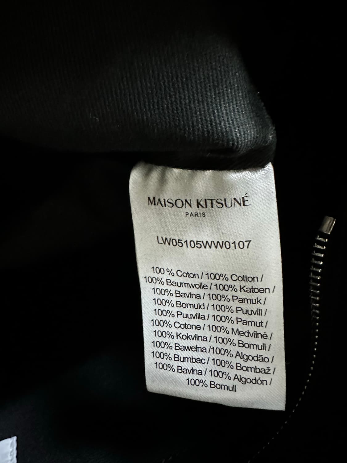 미사용)메종키츠네 토트 XL 블랙 상품이미지3