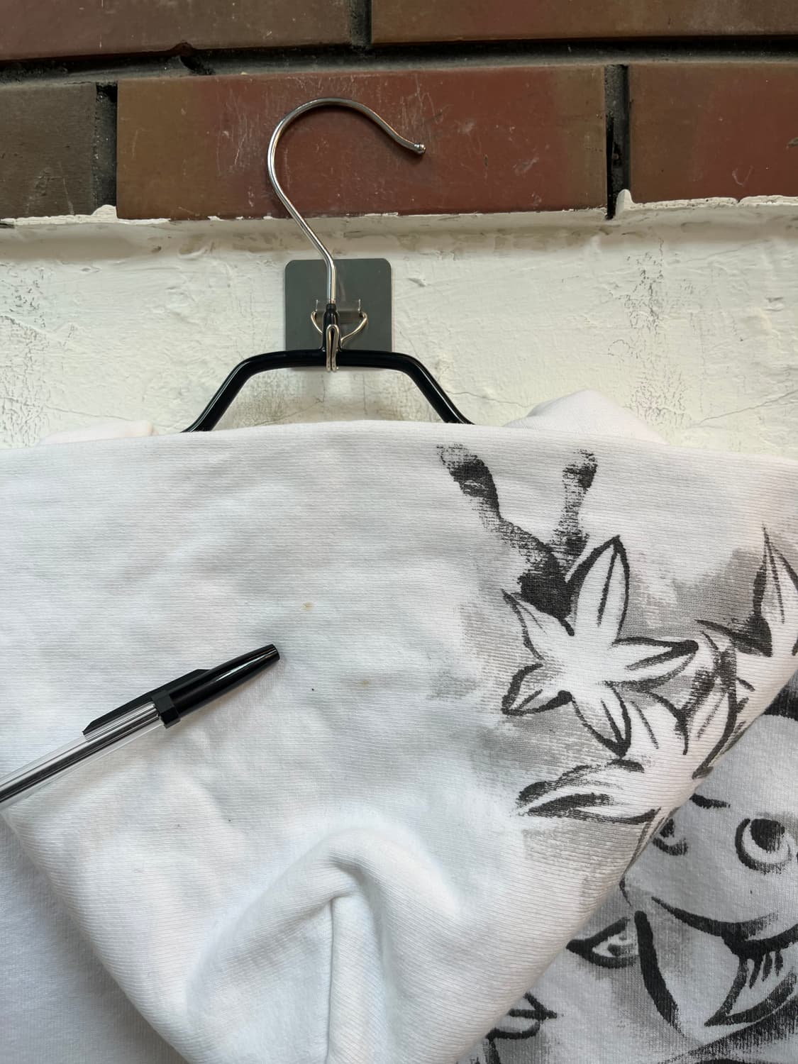 Matildy 재패니즈 그래픽 화이트 후드집업 S 상품이미지8