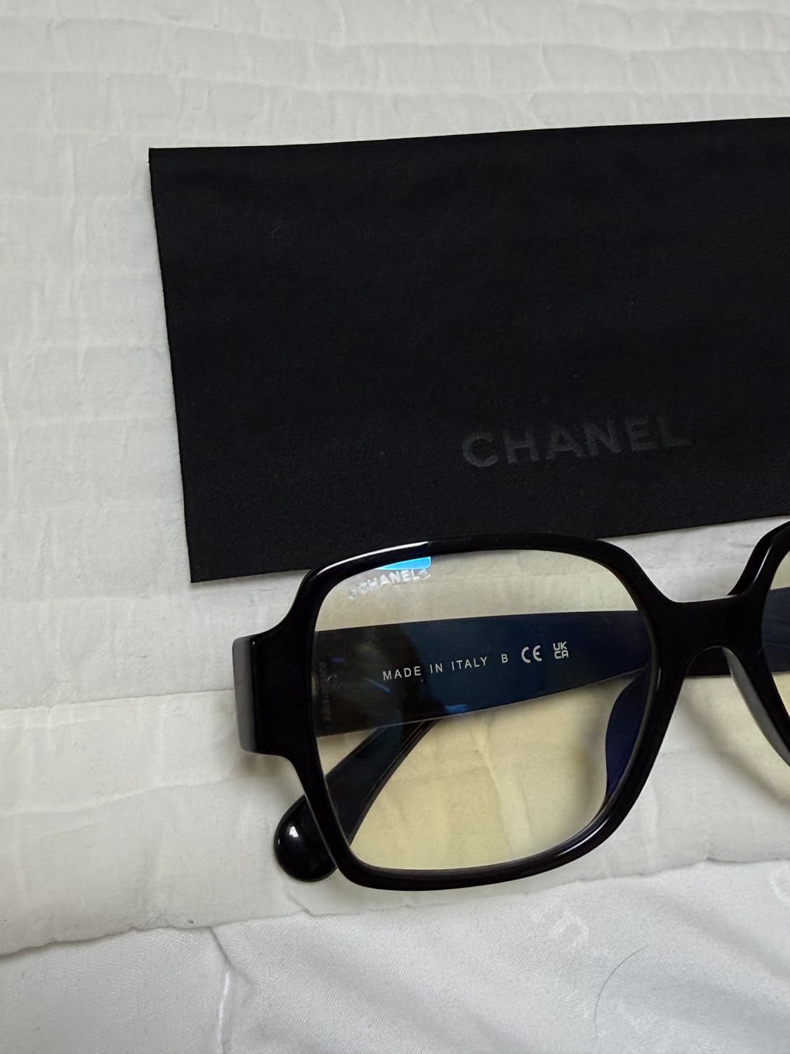 샤넬 블루라이트 스퀘어 하트안경  상품이미지2