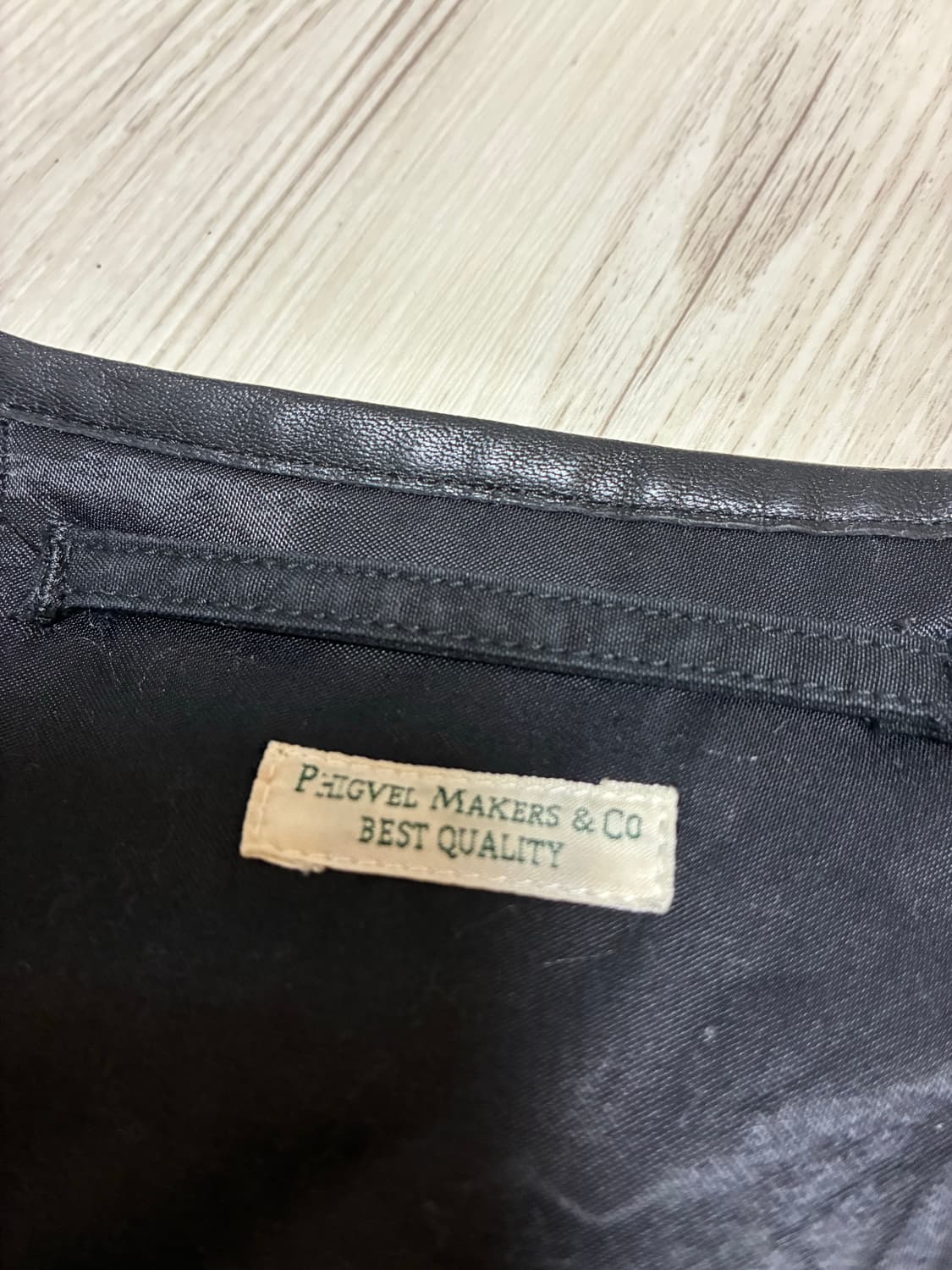 PHIGVEL 피그벨 클래식 퀼킹 노카라 자켓 상품이미지3