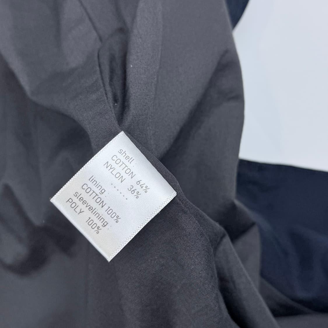 어나더오피스 레거시 발마칸 코트 나일론 (NAVY) 상품이미지7