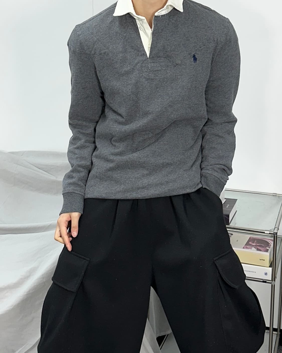 폴로 랄프로렌 포니 그레이 미니멀 럭비 pk S 상품이미지2