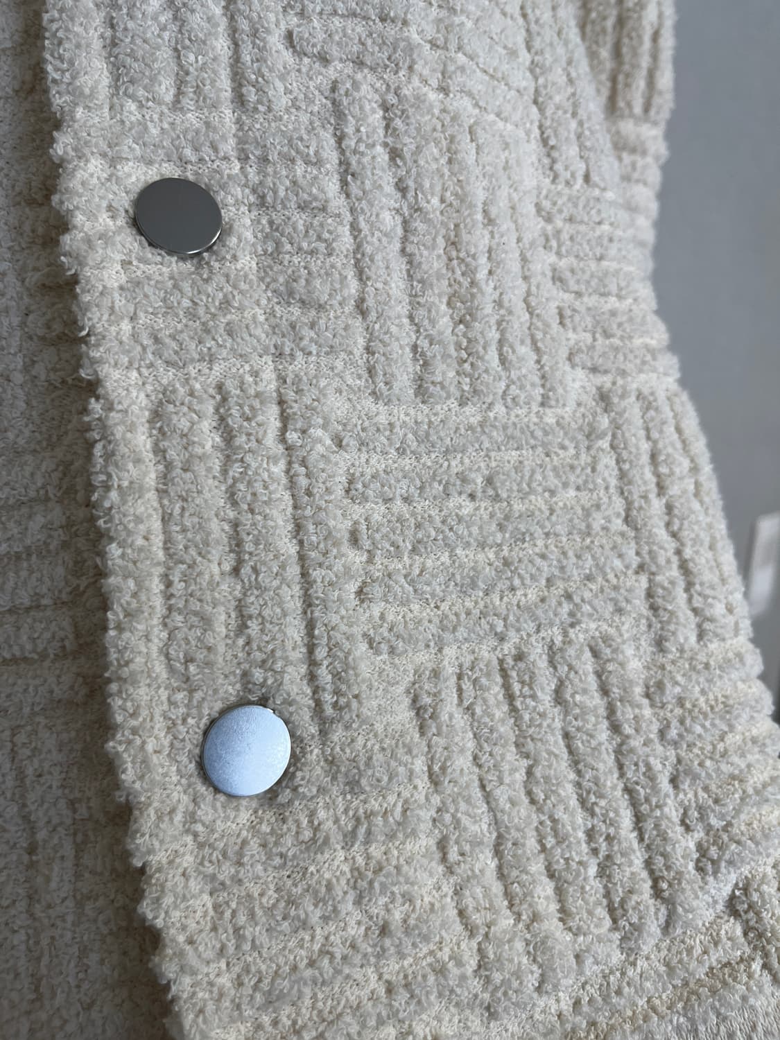 보테가베네타 자카드 타월 니트 자켓 상품이미지3