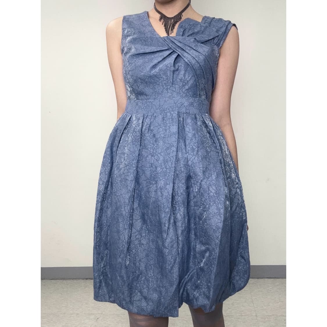 빈티지 슬리브리스 벌룬 원피스 상품이미지1