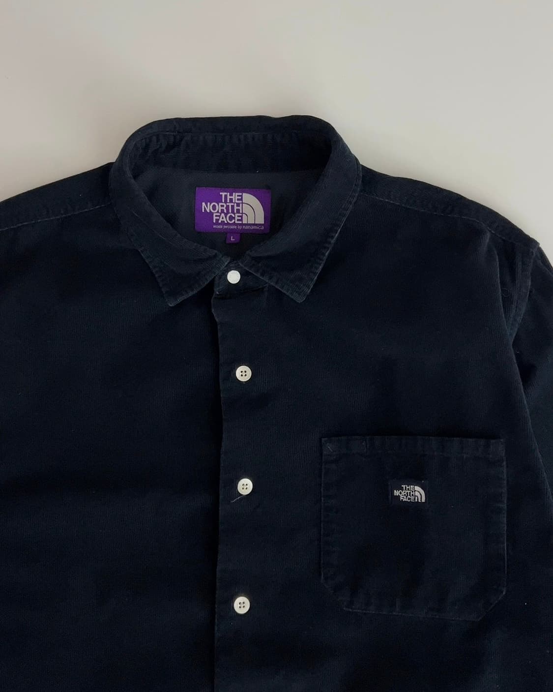 노스페이스 퍼플라벨 원포켓 코듀로이 셔츠 L 상품이미지3