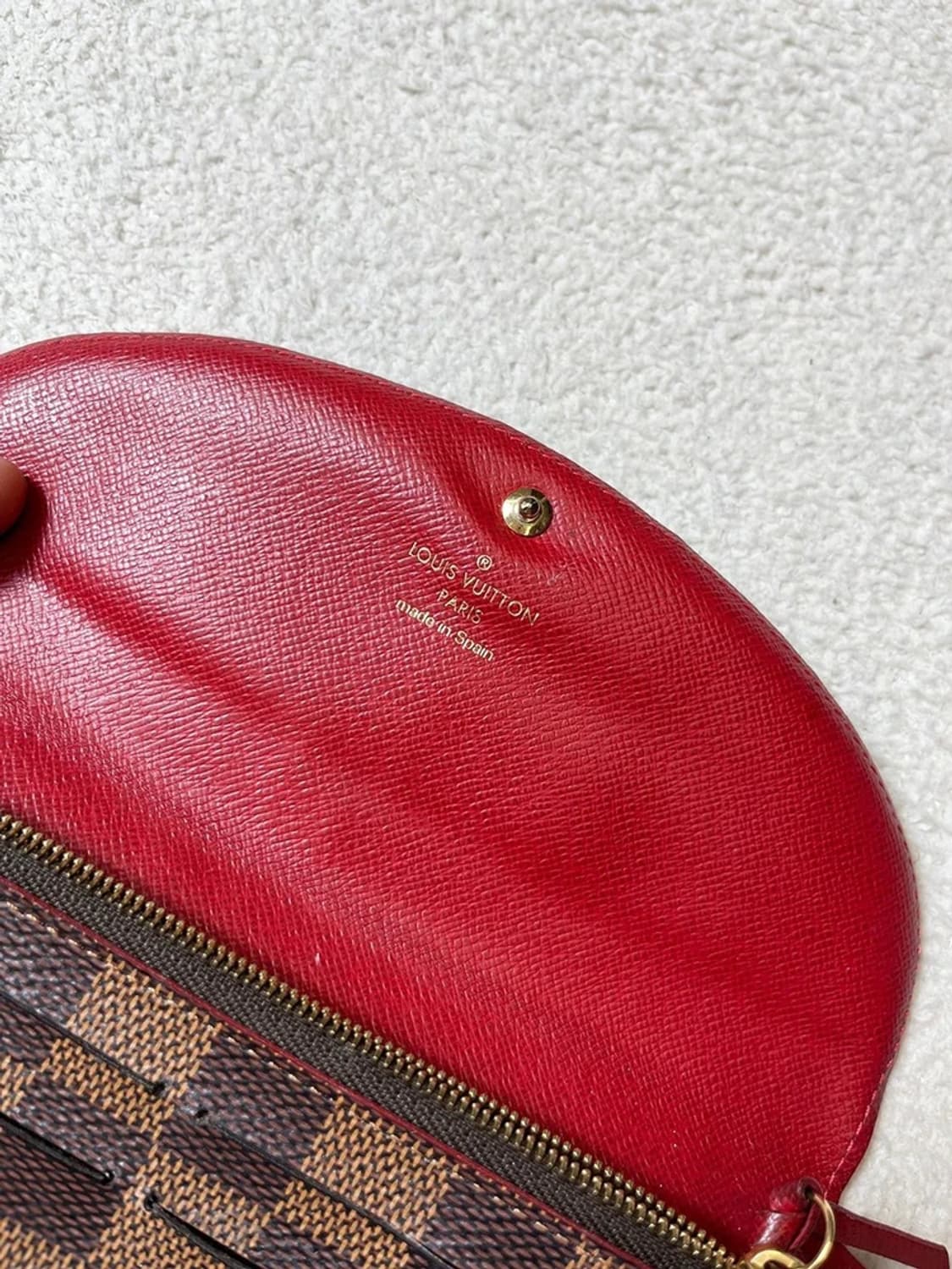 루이비통Louis Vuitton 다미에 에벤 캔버스카이사 장지갑Q1300 상품이미지7