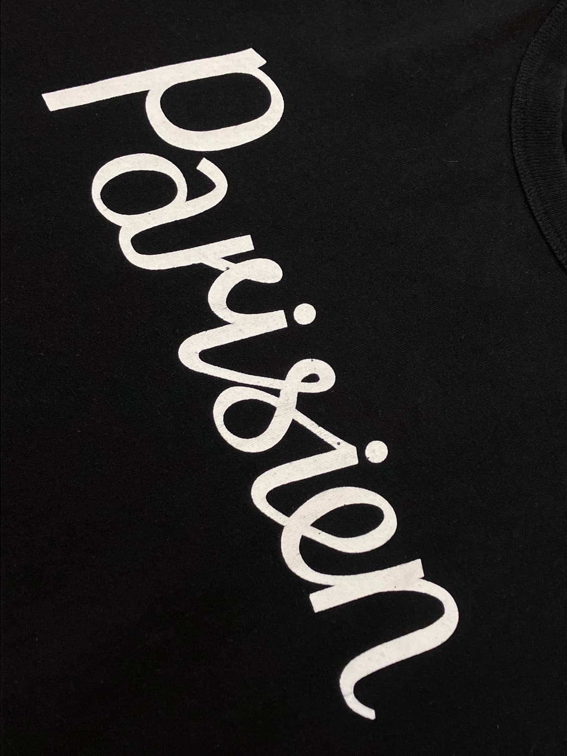 메종키츠네 프린팅 반팔 티셔츠 블랙 M   #csz3457 상품이미지6