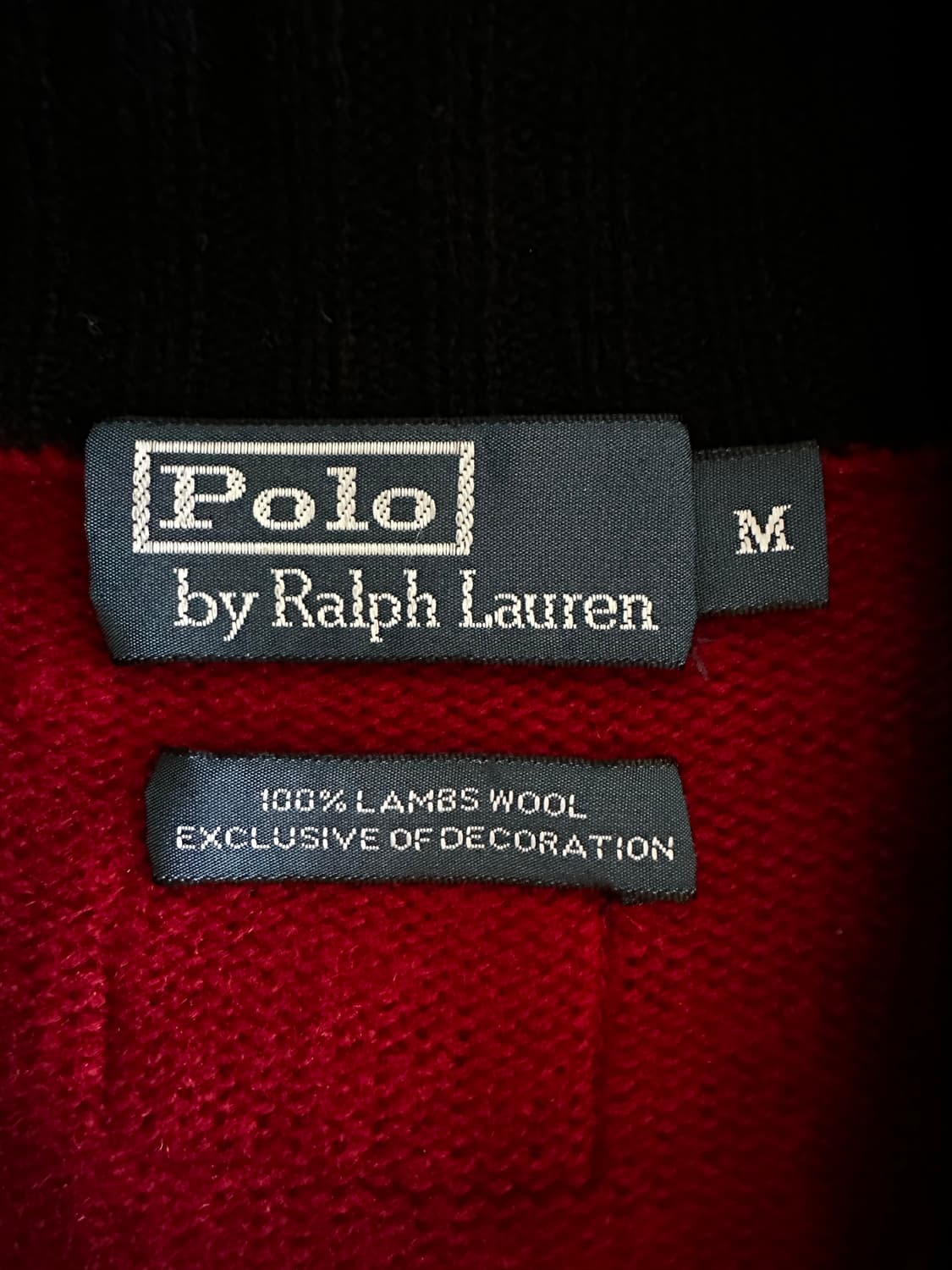 폴로 랄프로렌 빅포니 스위스 니트 집업 M 상품이미지4