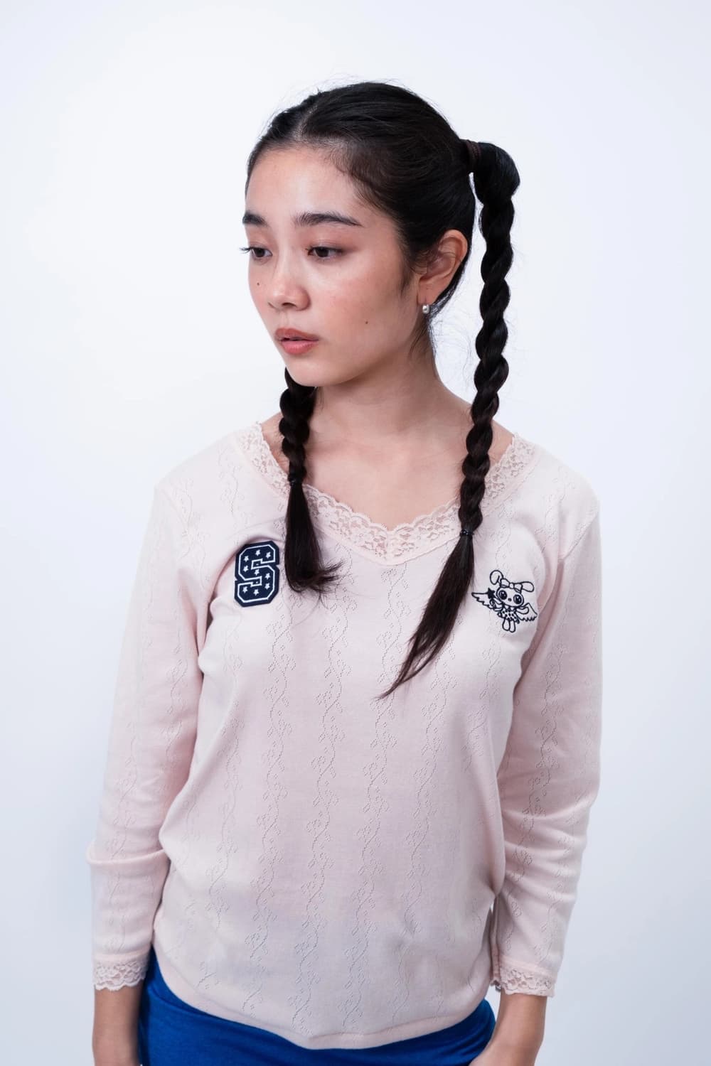 샬롬클럽 레이스 탑 피치 상품이미지4