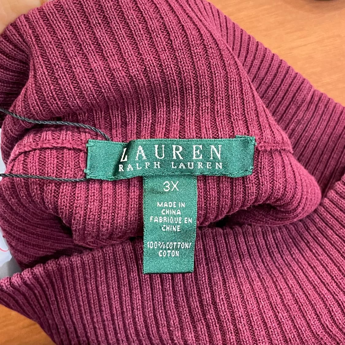 (3XL) LAUREN 로렌 랄프 로렌 터틀넥 니트 상품이미지7