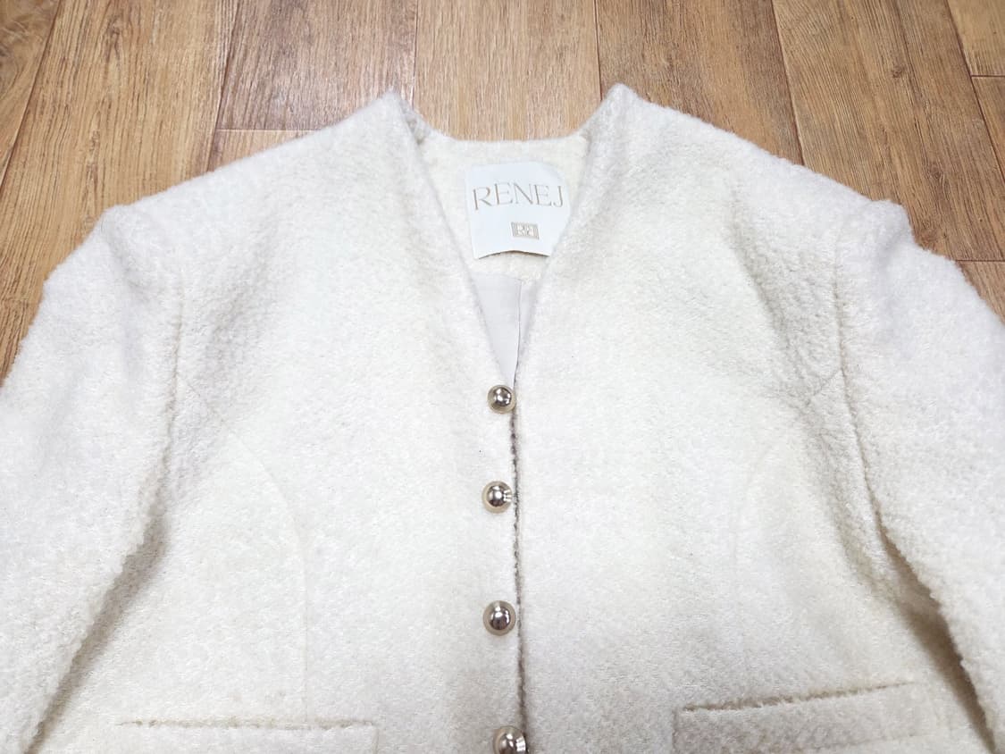 르네제이(RENE J) BOBO 부클 크롭 트위드 울자켓 55-66 상품이미지6