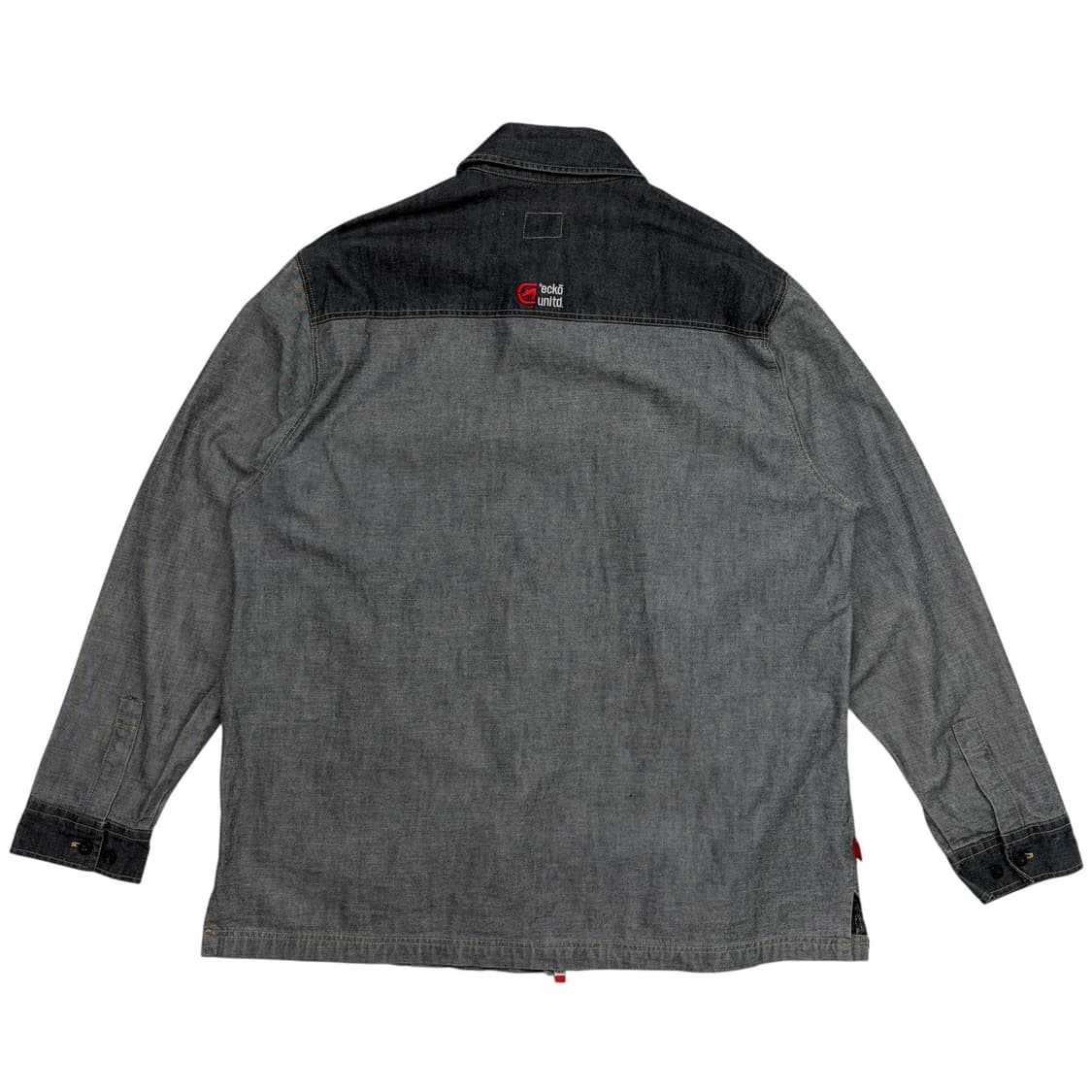 에코 언리미티드 올드스쿨 빈티지 데님 셔츠 L 상품이미지4