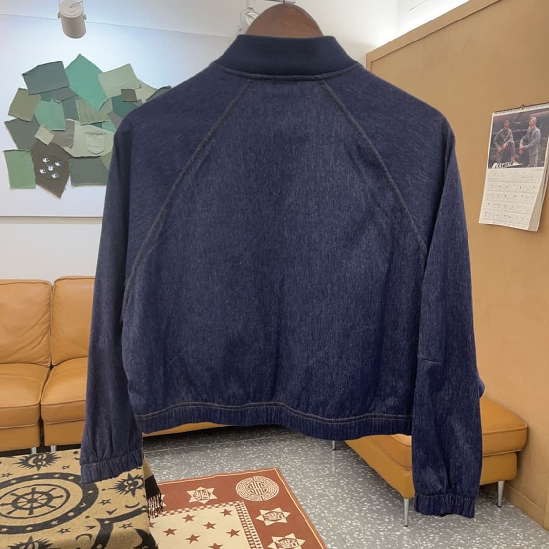 나이키 올드스쿨 키치 유니크 데님 크롭 져지 집업 L C08642 상품이미지4