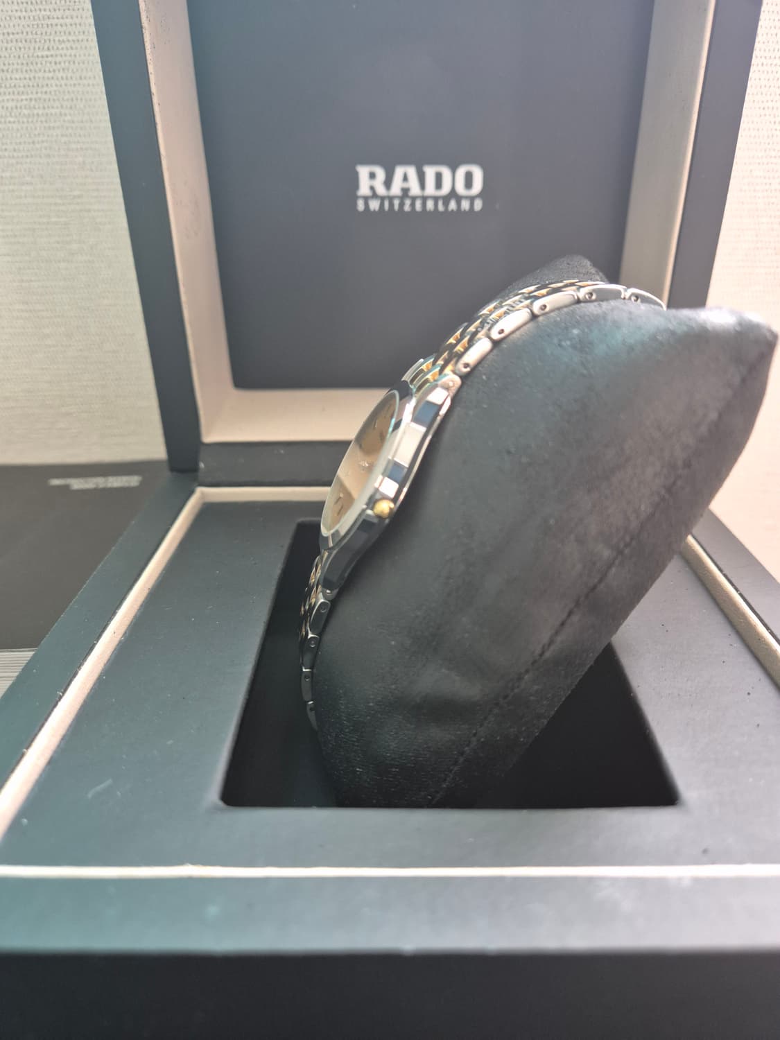 RADO DiaStar 골드 콤비 쿼츠 시계 (풀세트) 상품이미지3