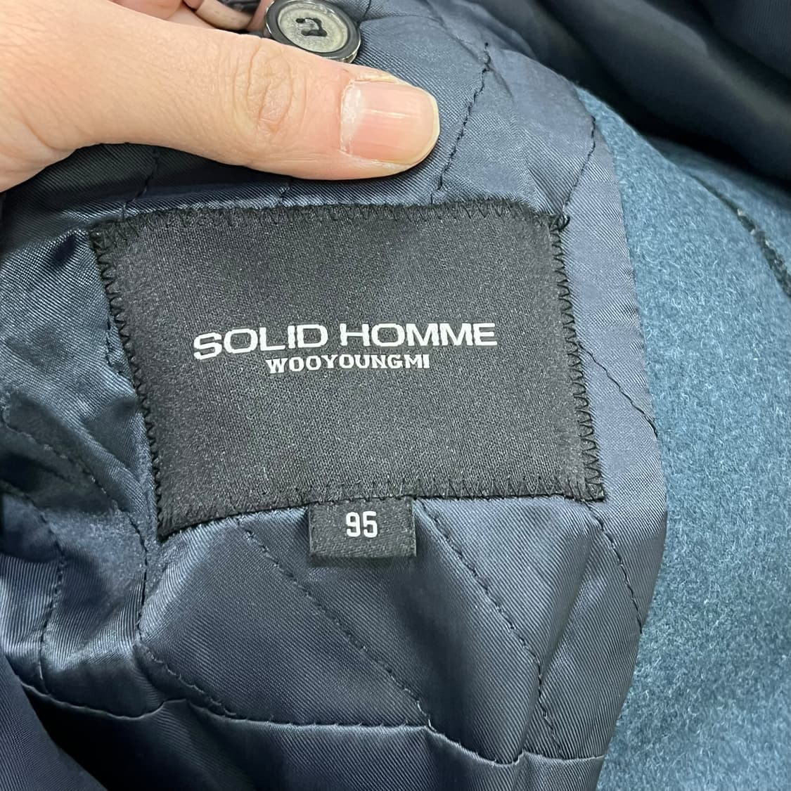 솔리드옴므 하이넥 울코트 s08509 상품이미지6