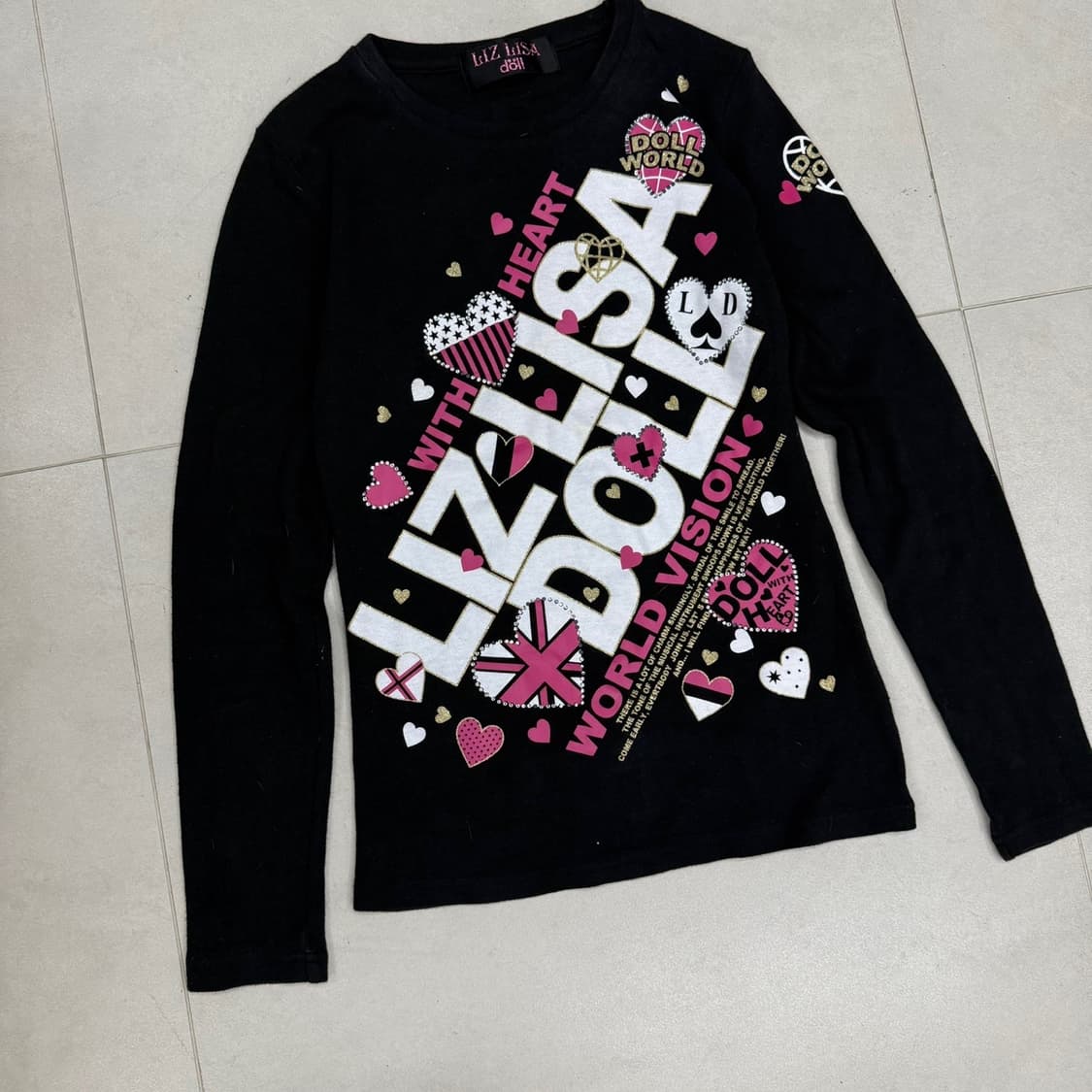 Liz lisa world wide vision T-shrit 상품이미지2
