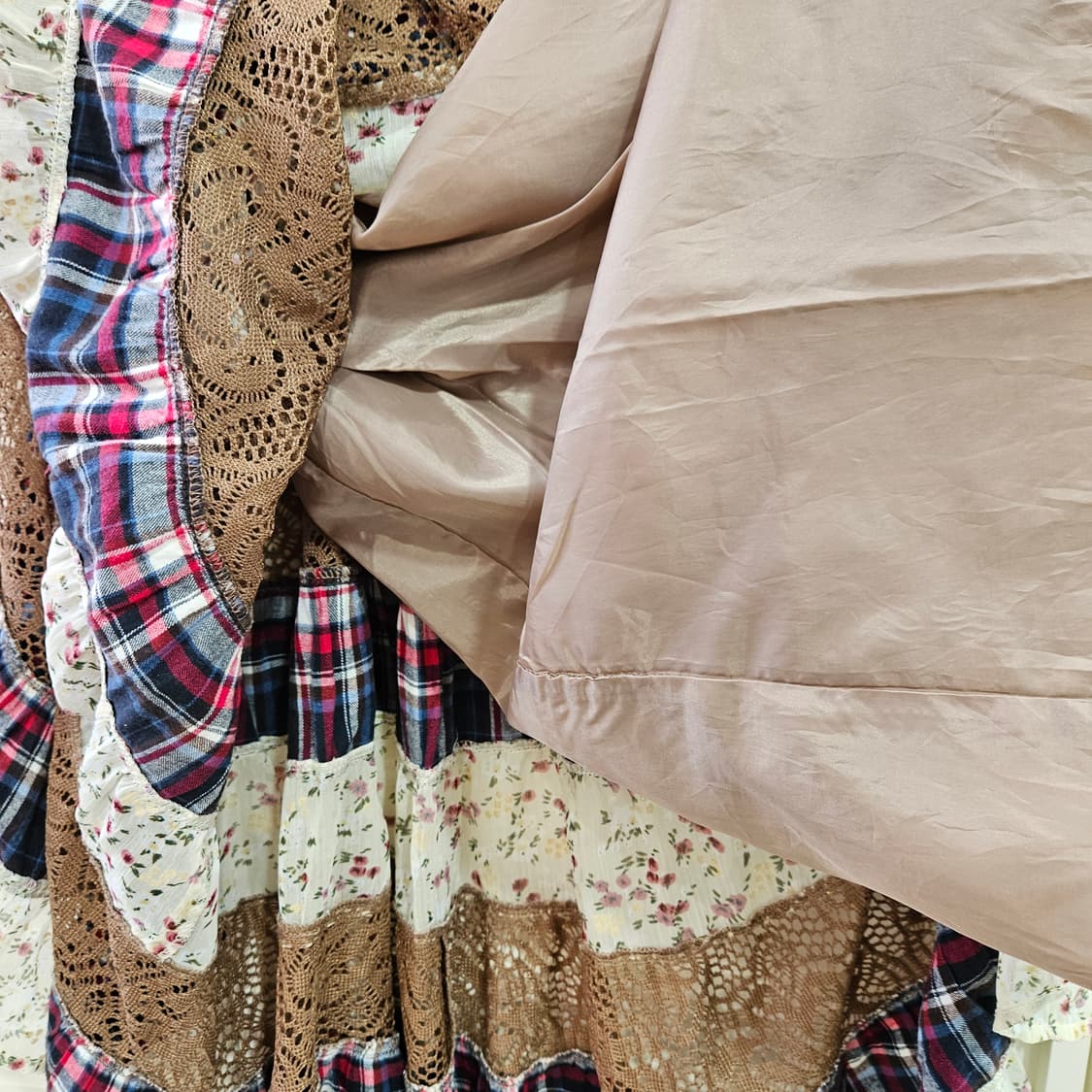 클레 드 솔(CLEF DE SOL) 패치워크 원피스 상품이미지8