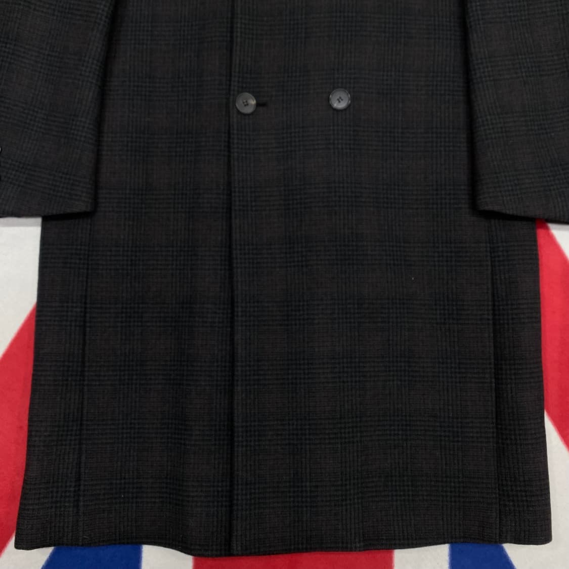 마마가리 체크 롱코트 50 실측 L -XL  상품이미지4