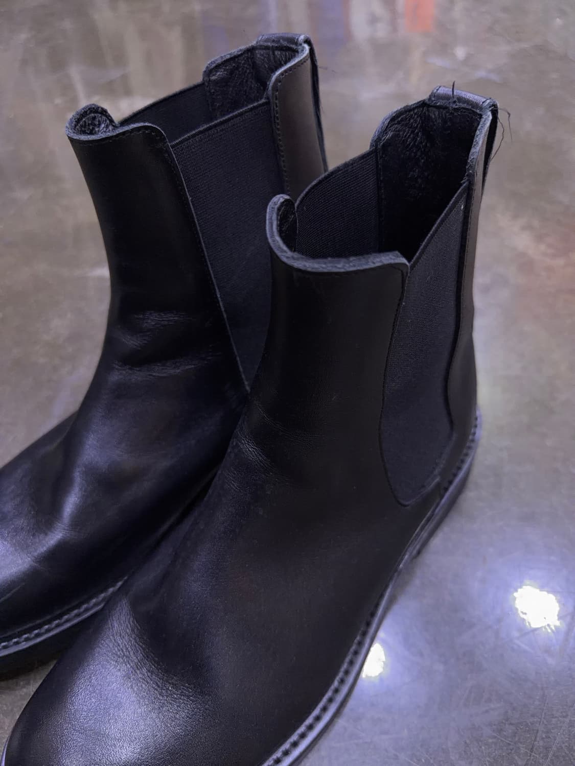 무신사스탠다드 스퀘어 라운드토 첼시부츠 275 상품이미지4