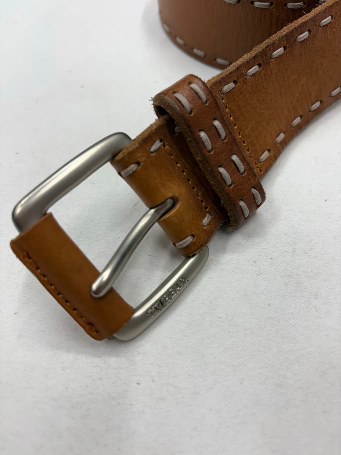 TW.bear 빈티지 웨스턴 스티치 레더 벨트 상품이미지2