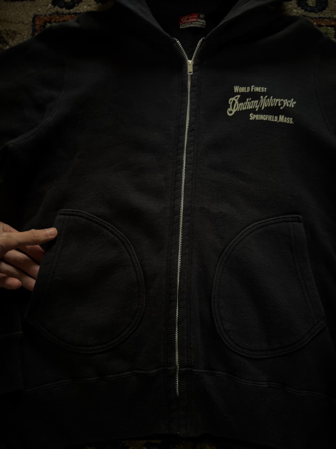Indian Motercycles Skullhead 후드집업 상품이미지9