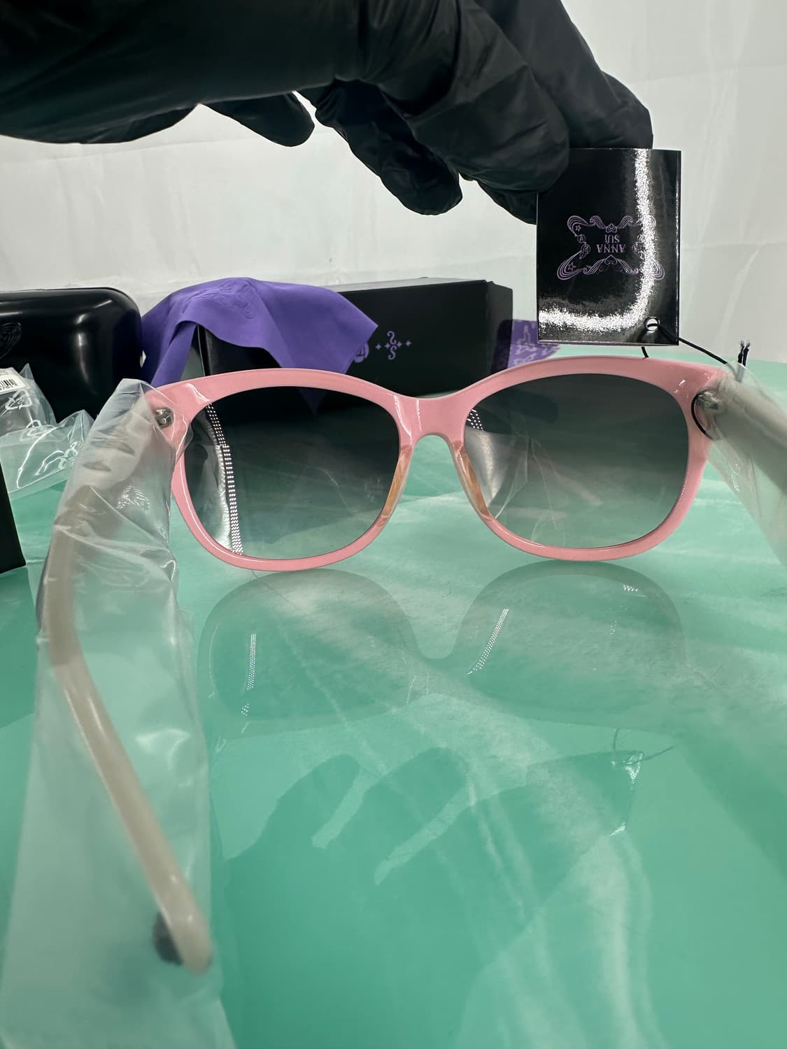 [새상품 무료배송] Made In Italy 안나수이 선글라스 핑크 상품이미지6