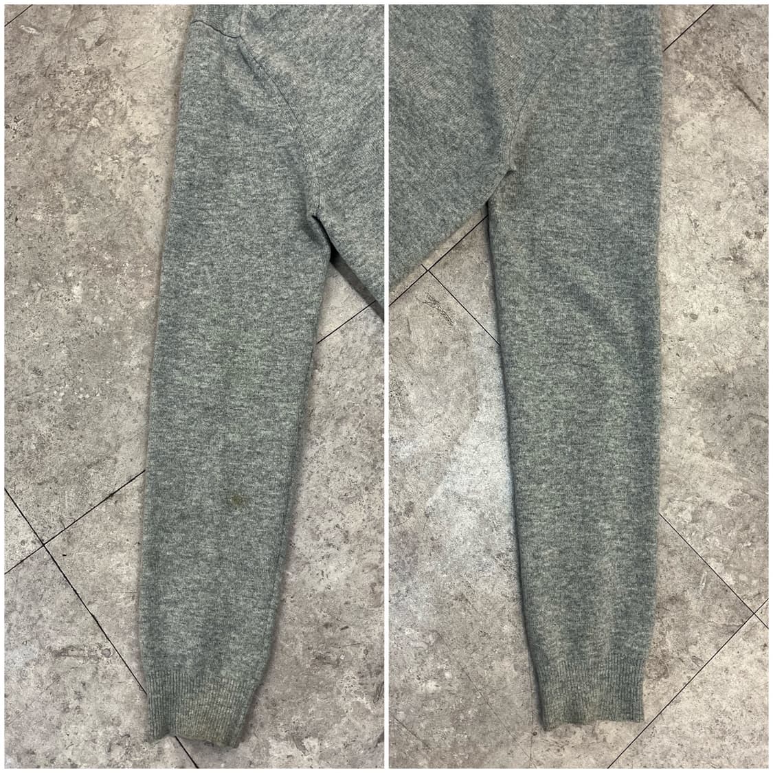 꼼데가르송 울 가디건 그레이 L #csz3423 상품이미지8