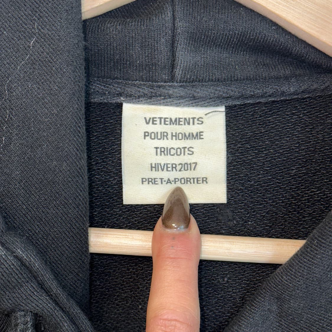 Vetements 17f/w darkness hood  상품이미지7