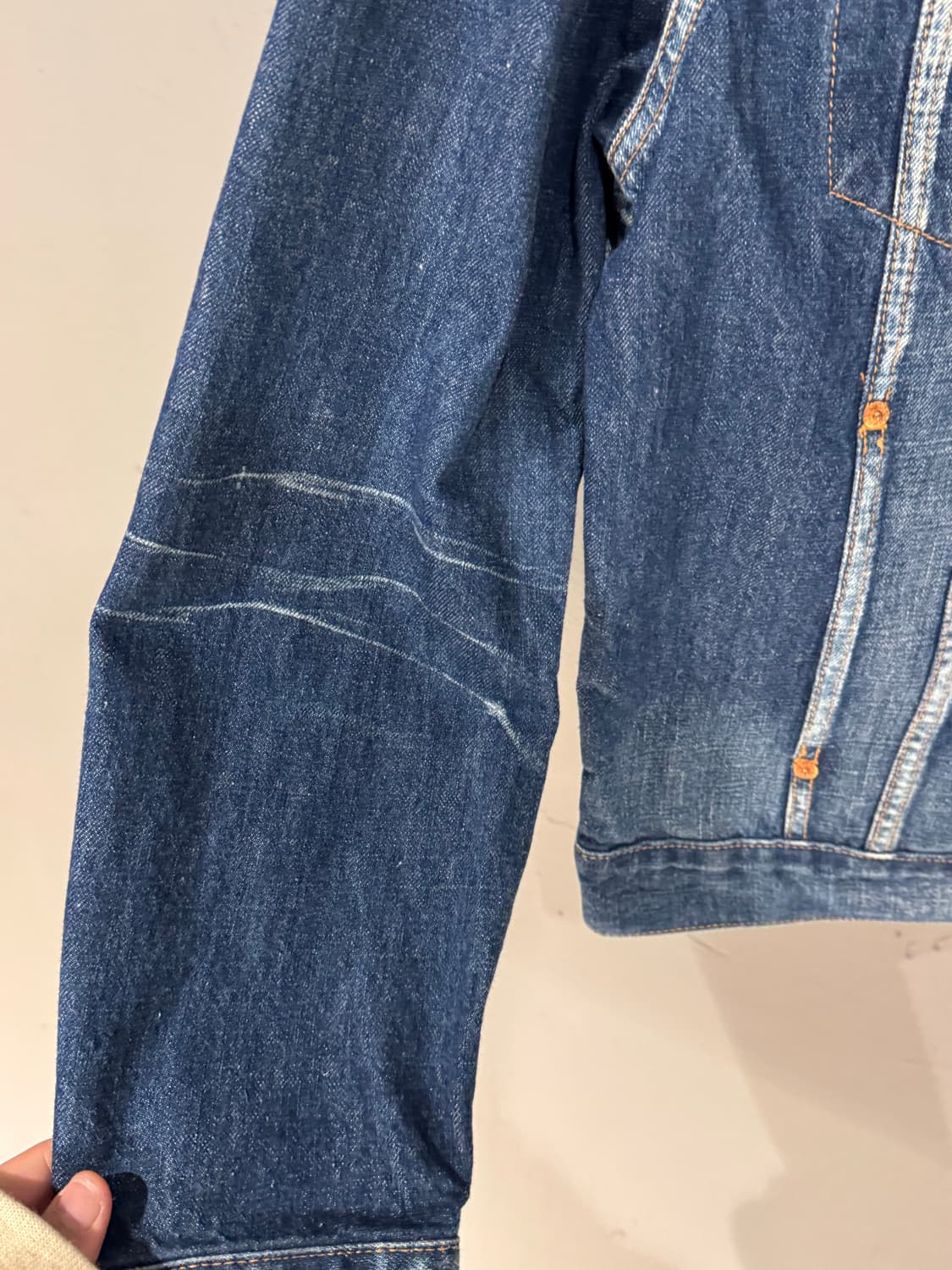 게스 USA 워시드 데님 트러커자켓  상품이미지6