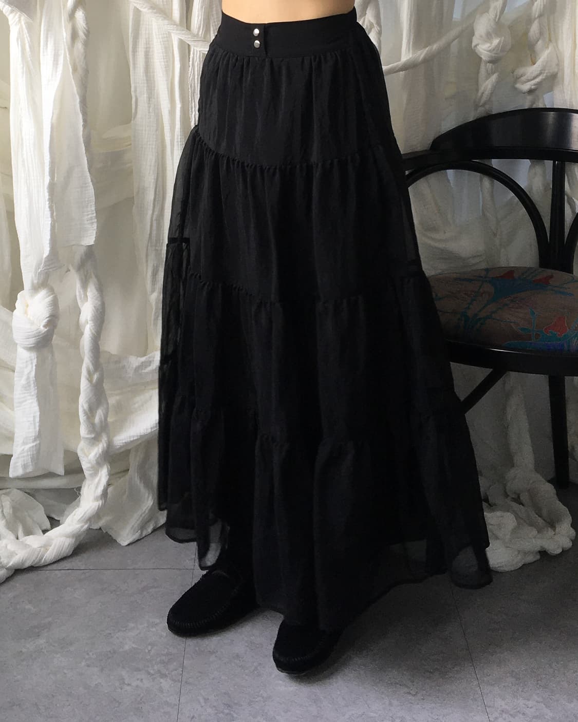 Organza mood layer long skirt 상품이미지8