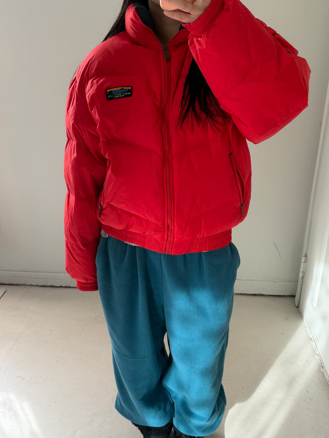 빈티지 올드스쿨 구스다운 패딩 상품이미지1