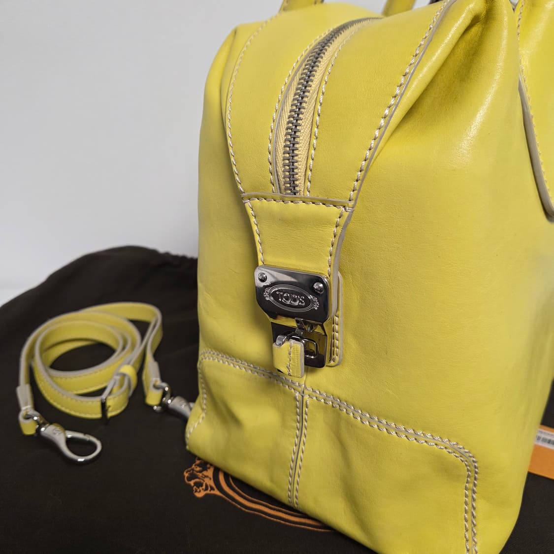 TOD'S 토즈 정품 디백 미듐 토트백 숄더백 투웨이 명품가방 2way백 상품이미지4