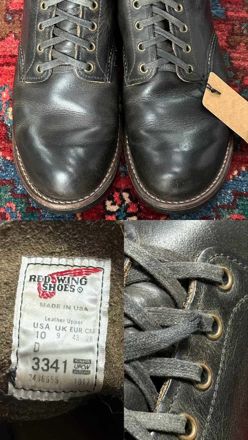 OG USA Made 레드윙 3341 블랙스미스 Well Aged 상품이미지9