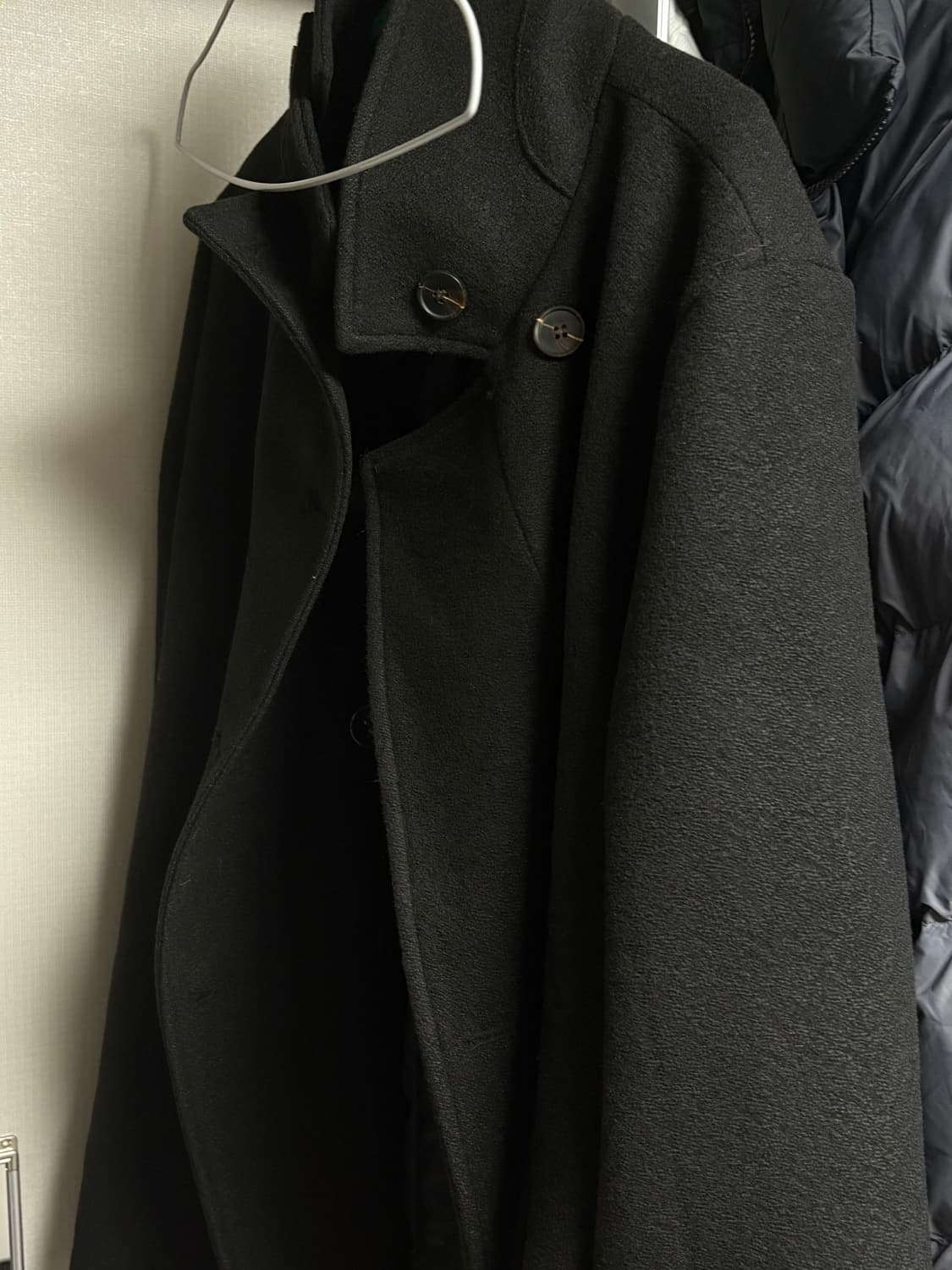 원더원더 하이넥 하프코트 상품이미지2