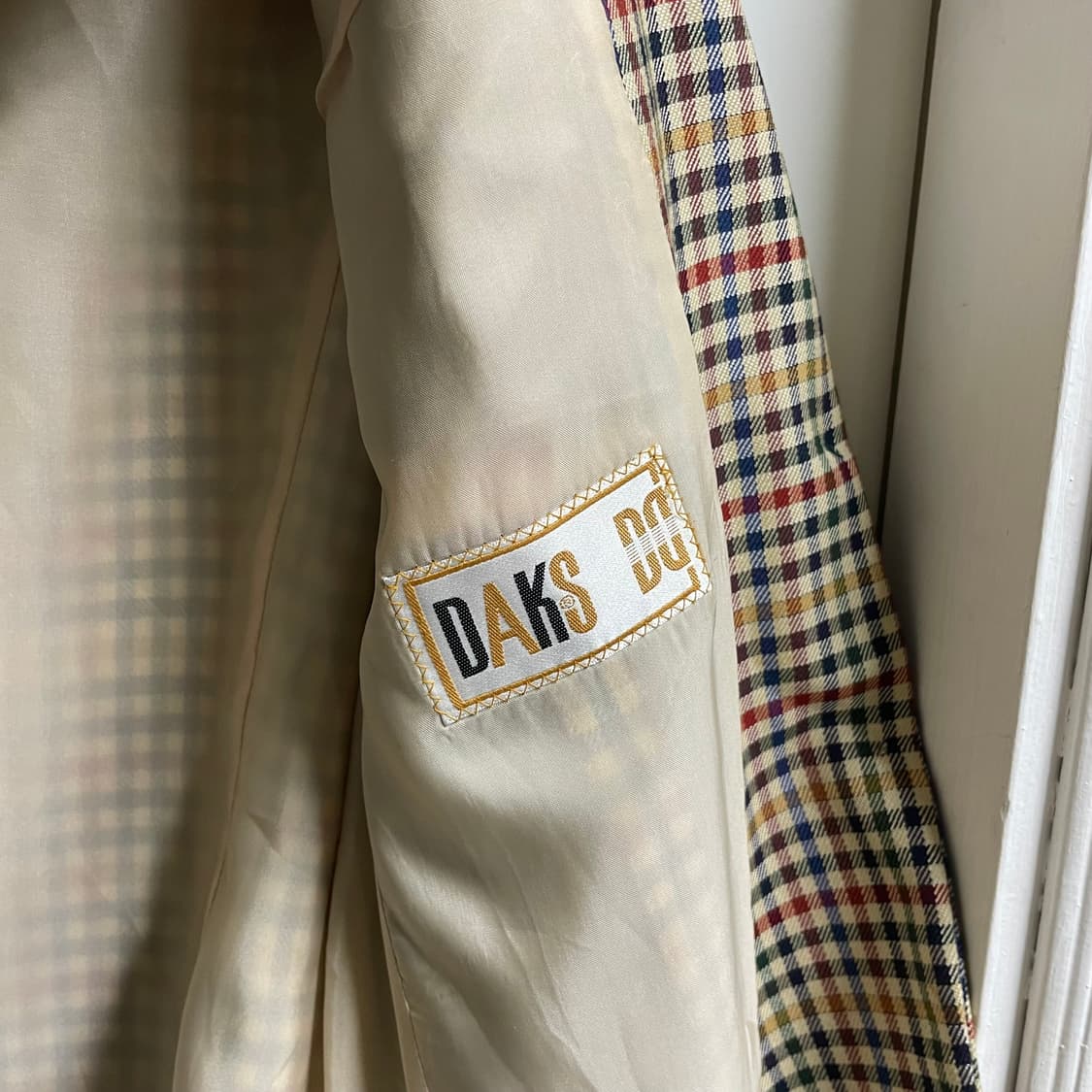 DAKS 클래식 체크 자켓 상품이미지6