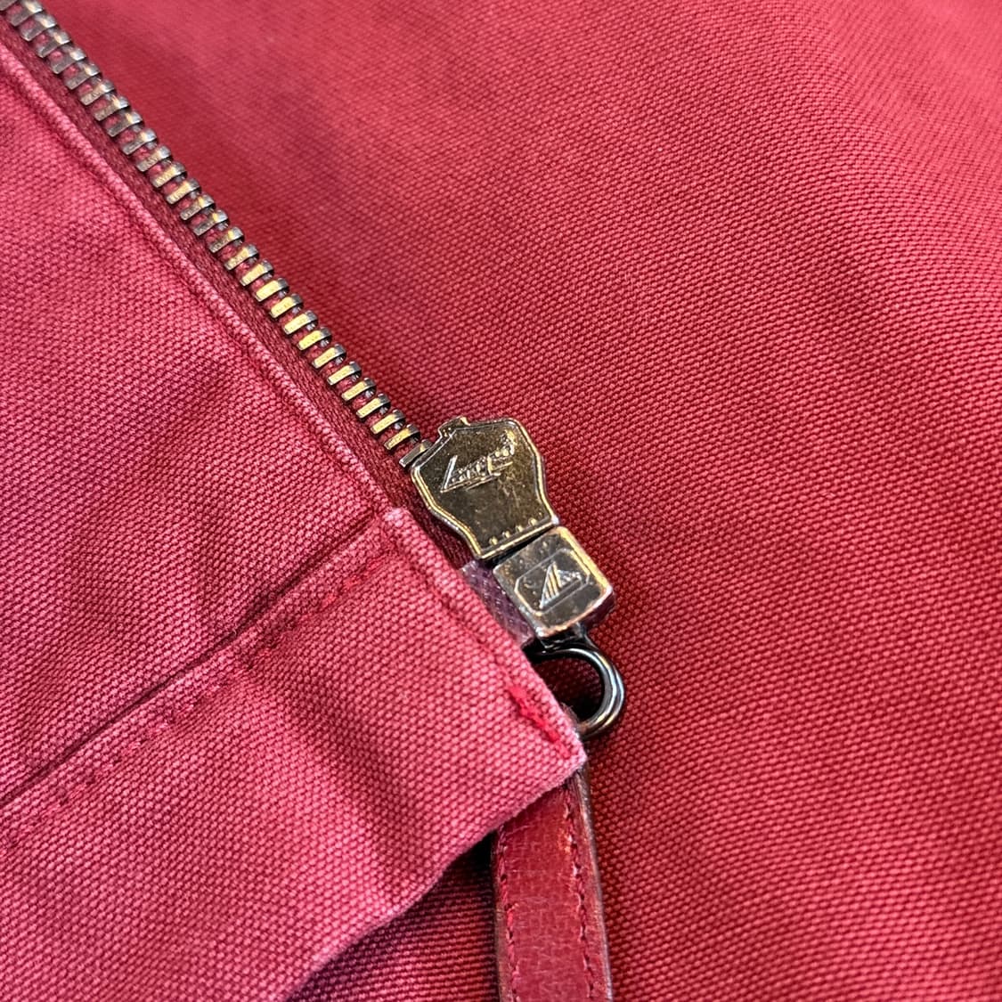 던힐  포르투갈 생산 버건디 람포 지퍼 사양 라이더 자켓 상품이미지6