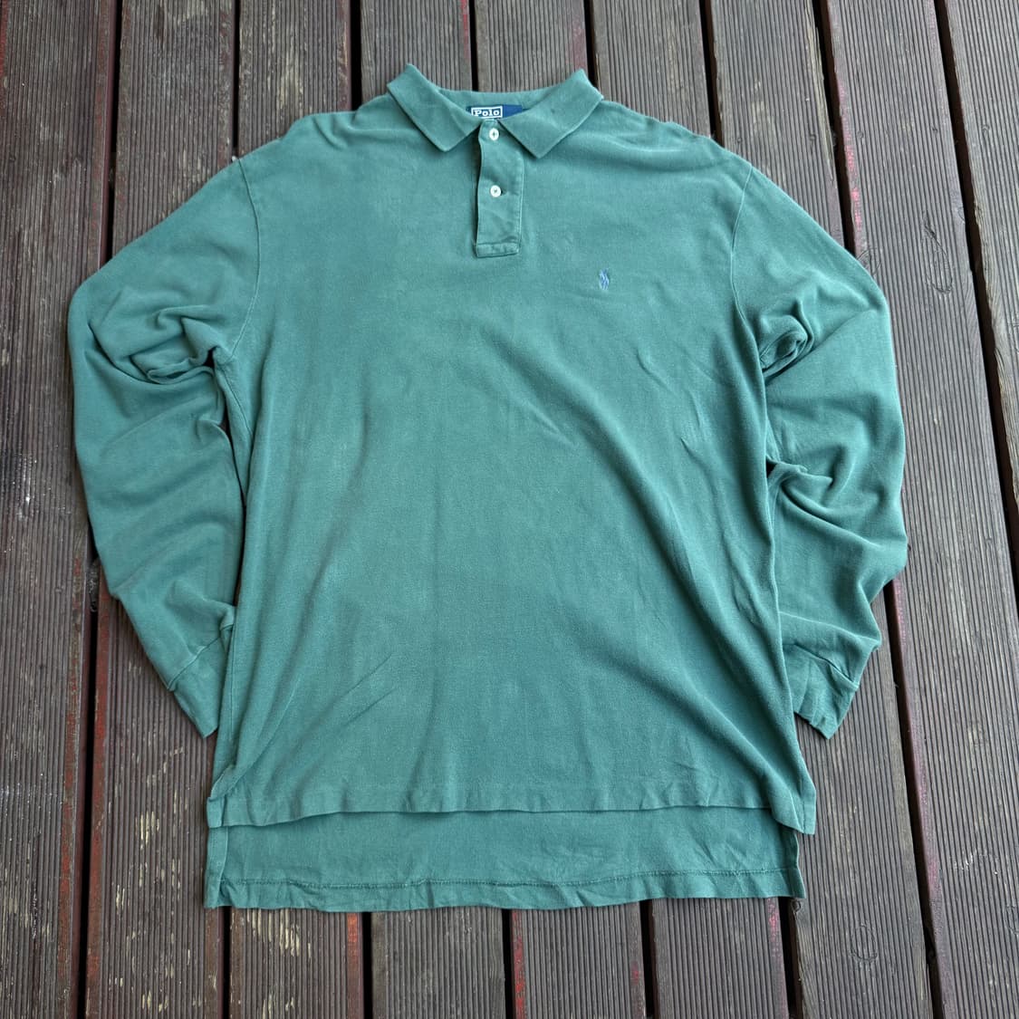 폴로 긴팔 카라티 민트컬러 상품이미지1
