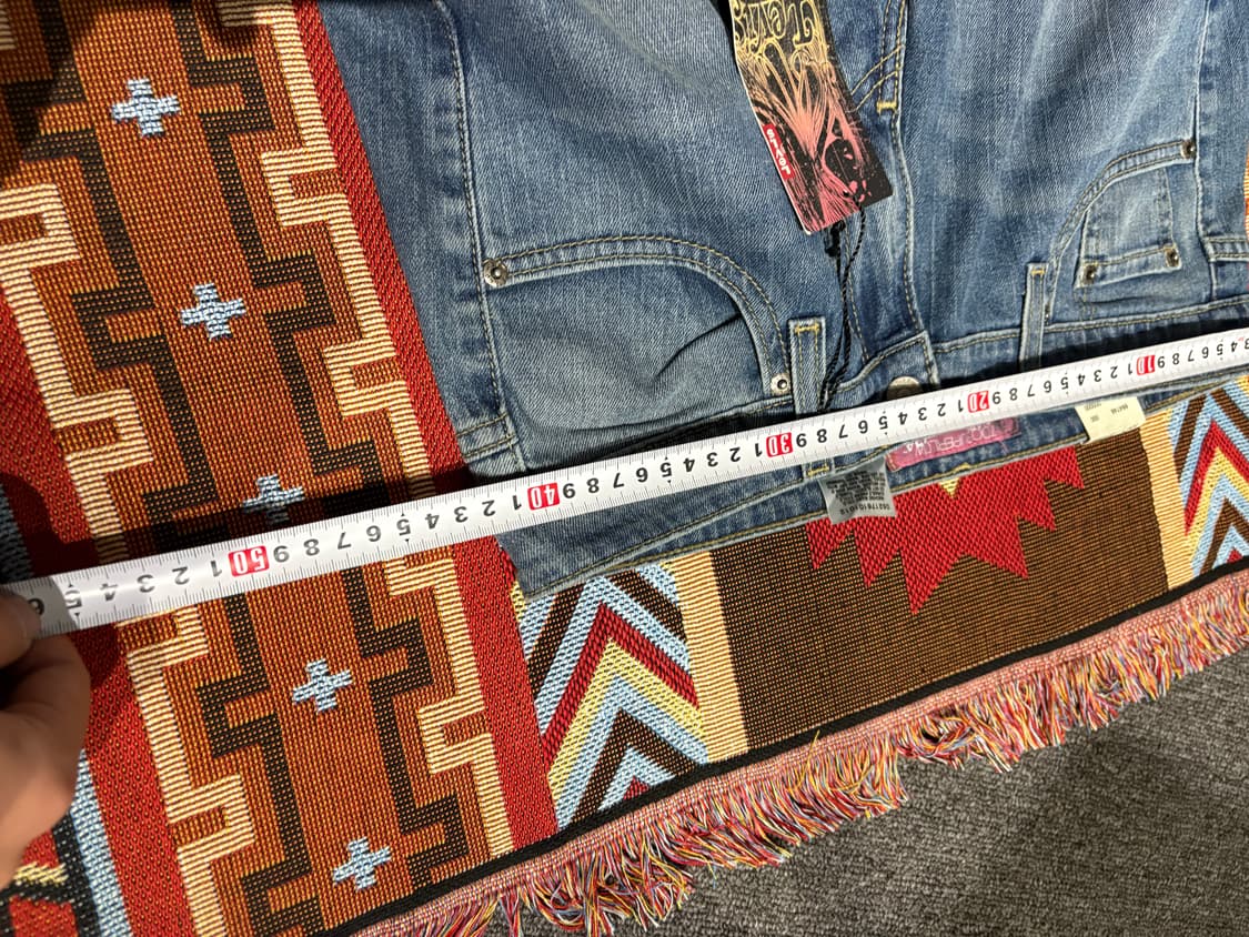 리바이스 524 로우 라이즈 부츠컷 데님팬츠 (새상품) 상품이미지7