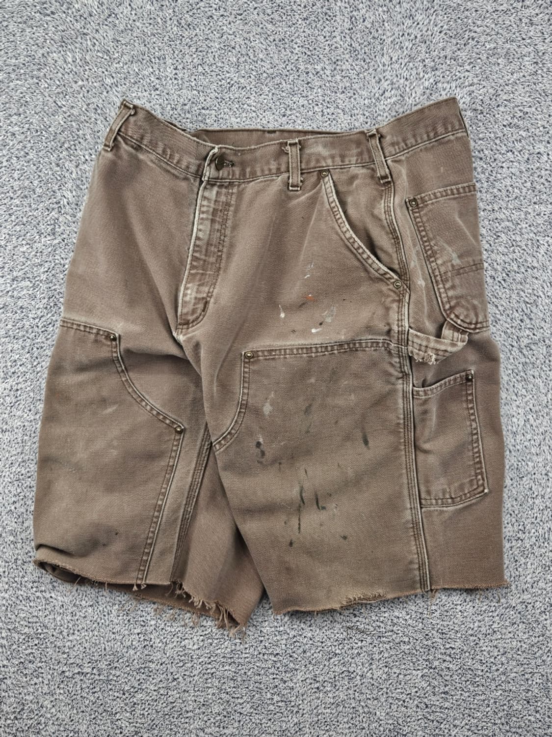 칼하트 덕캔버스 더블니 카펜터 쇼츠 반바지 (36") / 11885 상품이미지2