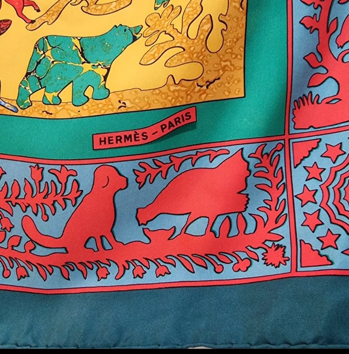 에르메스 카레 90 Early America 실크 스카프 상품이미지3
