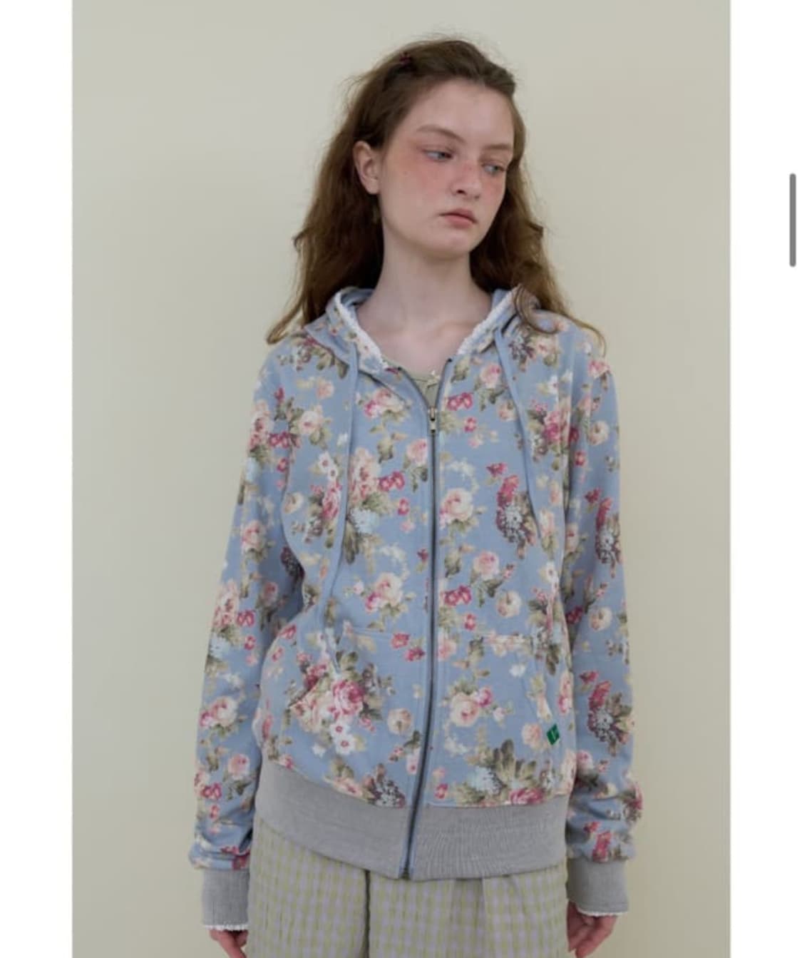 노컨텐츠 츨라워 후드집업 스카이블루 상품이미지1