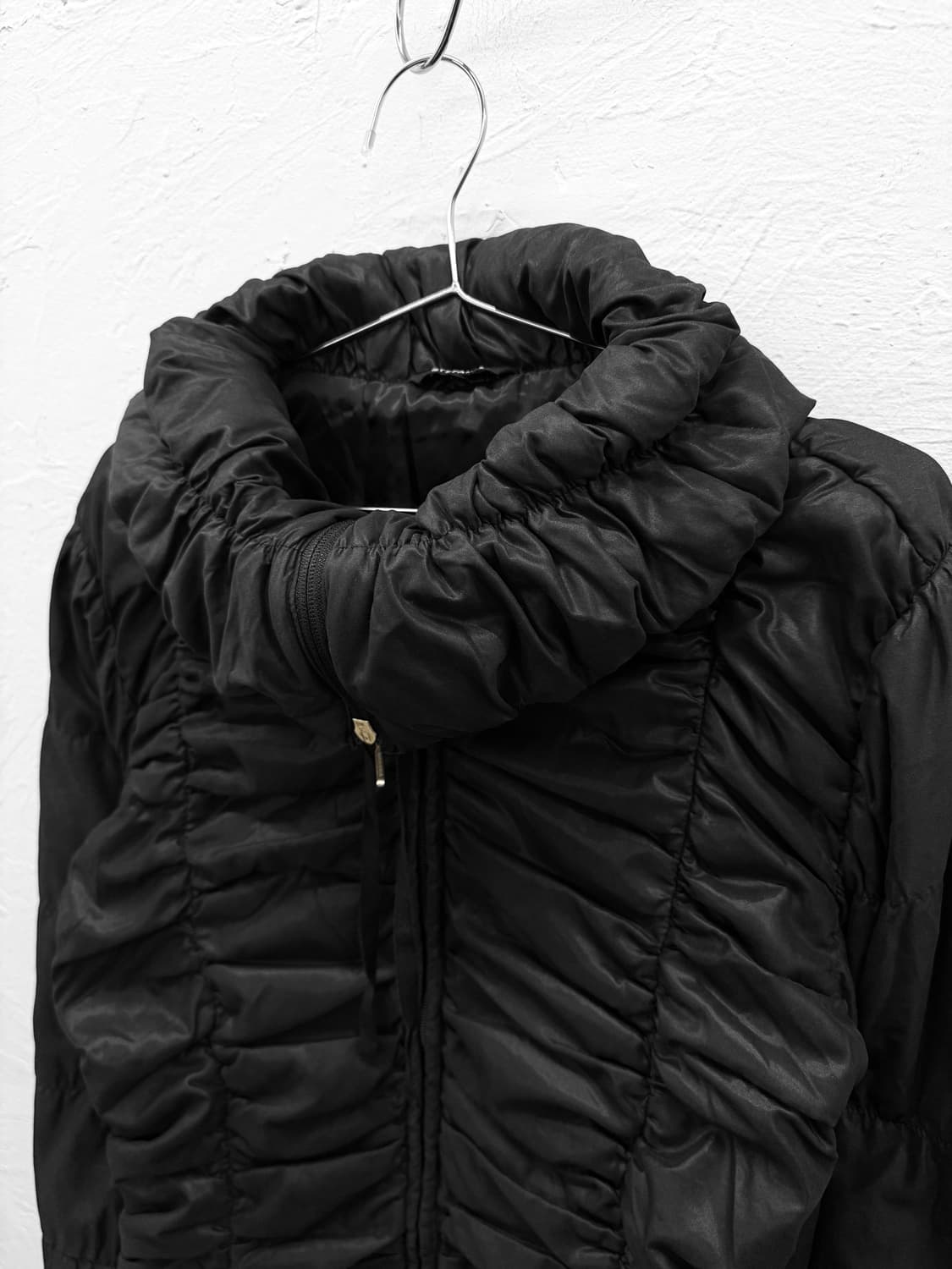 stefanel 하이넥 셔링 패딩 자켓 상품이미지3