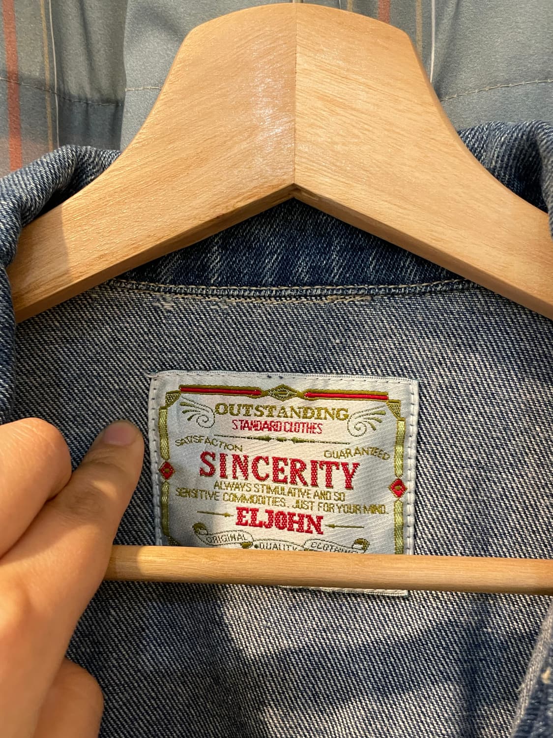 EL JOHN 엘존 빈티지 청자켓 상품이미지2