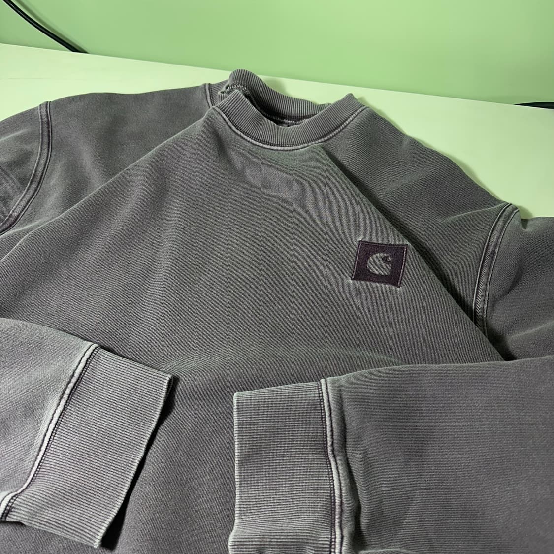 L-XL 칼하트 루즈오버핏 피그먼트 SEDONA 스웻셔츠 맨투맨 상품이미지1