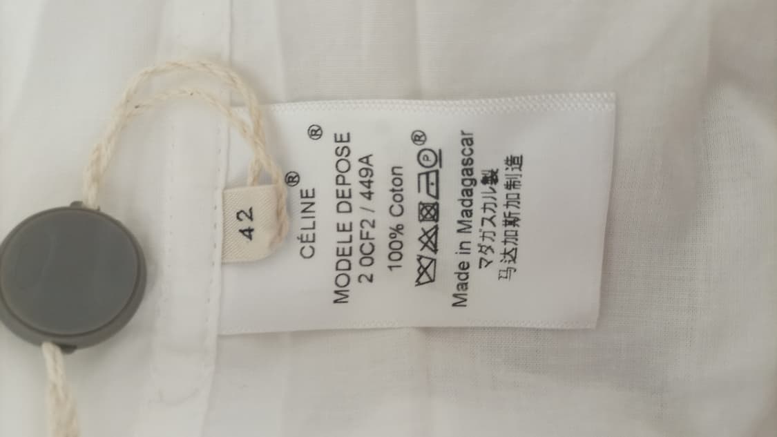 새상품 피비파일로 셀린느 소매 셔링 벌룬 디테일 셔츠 블라우스 상품이미지10