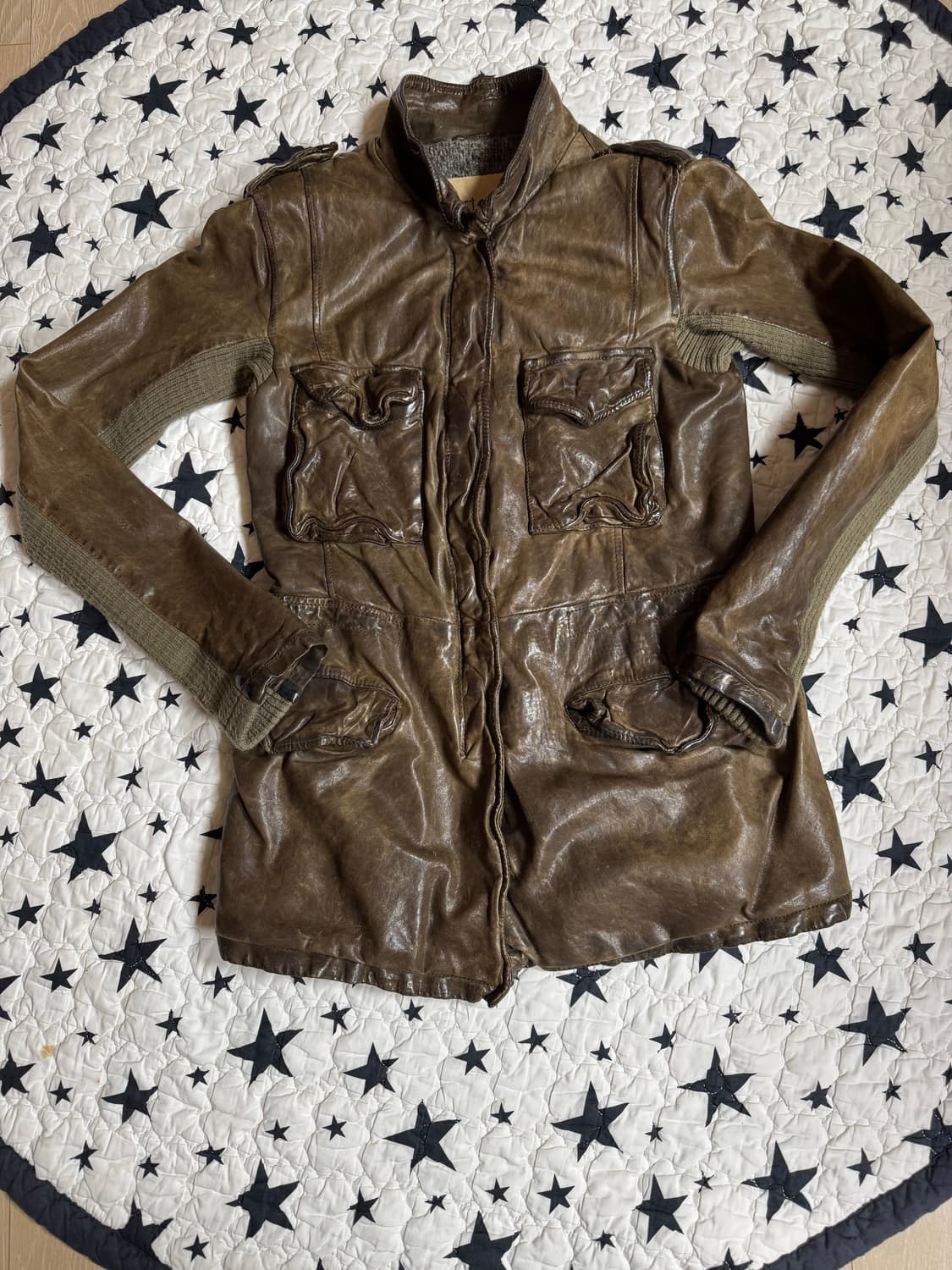 조르지오 브라토 베라펠레 레더 자켓 상품이미지1