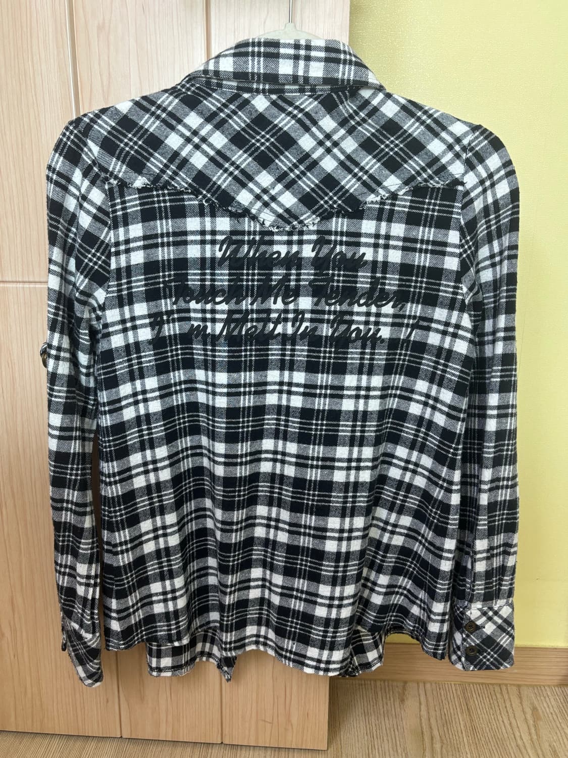 일본 빈티지 체크 셔츠 상품이미지4