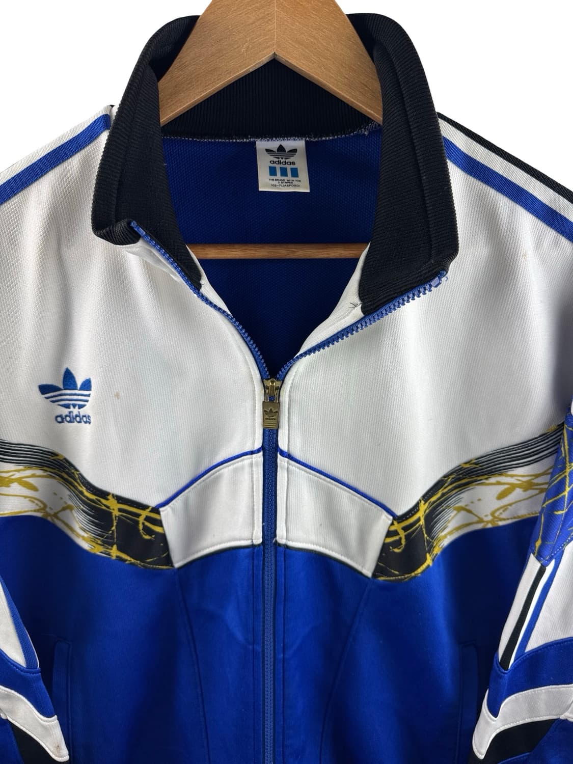 90s 아디다스 올드스쿨 포카리 가오리핏 트랙탑 져지2754 상품이미지3